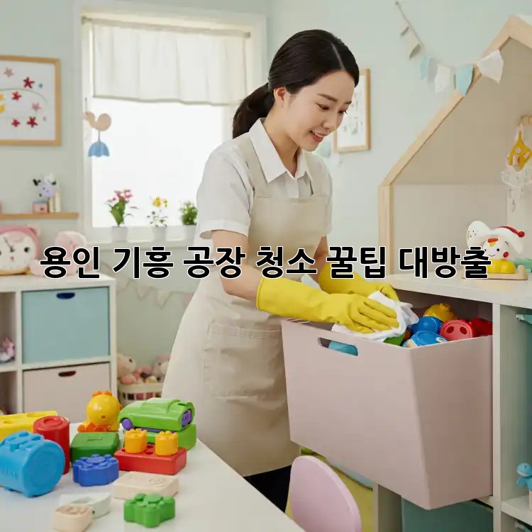 용인 기흥 공장 청소🧹✨ 꿀팁 대방출!