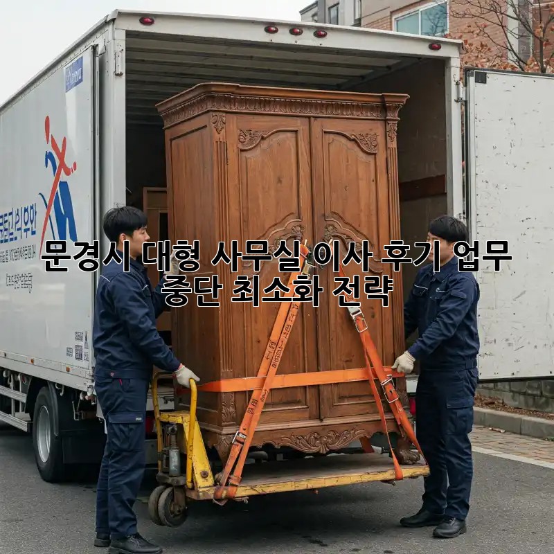 문경시 대형 사무실 이사 후기: 업무 중단 최소화 전략!