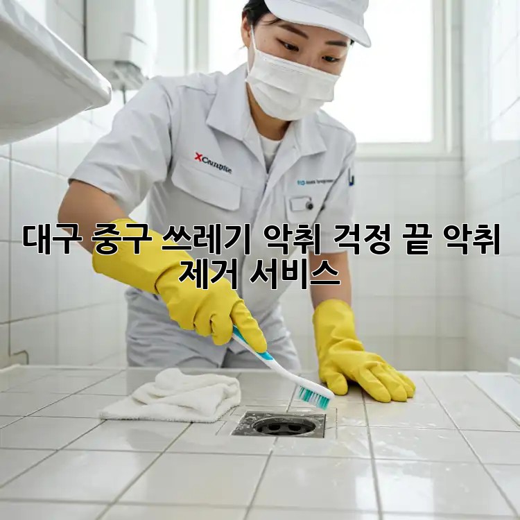 대구 중구 쓰레기 악취? 걱정 끝! 악취 제거 서비스
