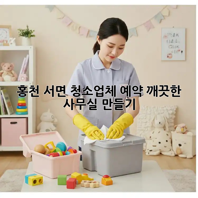 홍천 서면 청소업체 예약🧹 깨끗한 사무실 만들기✨