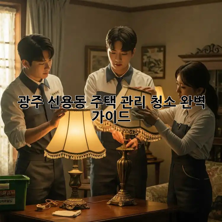 광주 신용동 주택 관리 청소 완벽 가이드