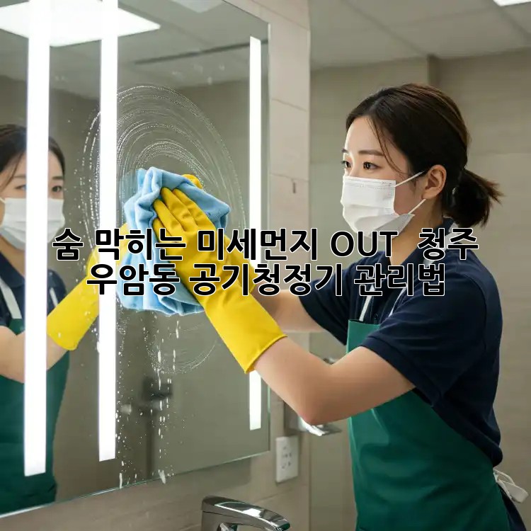숨 막히는 미세먼지 OUT! 💨 청주 우암동 공기청정기 관리법