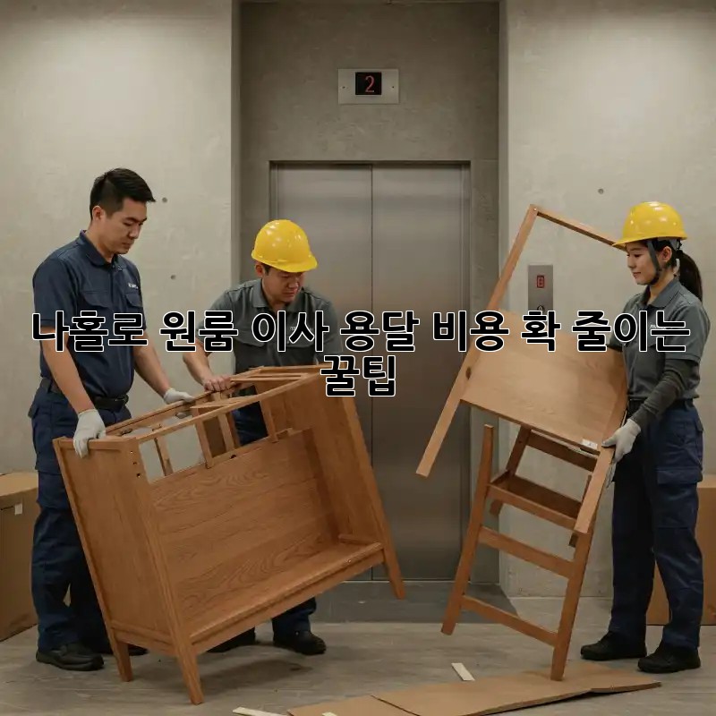 나홀로 원룸 이사? 용달 비용 확 줄이는 꿀팁!