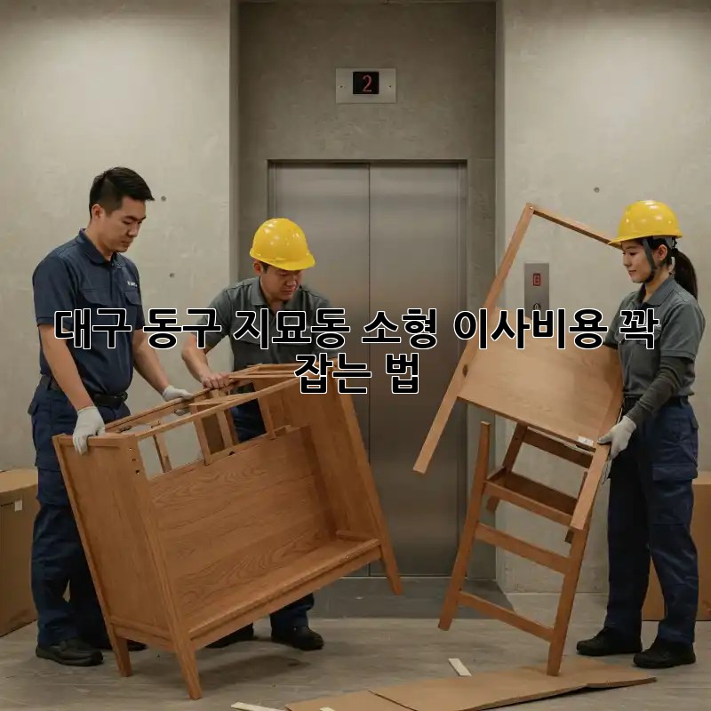 대구 동구 지묘동 소형 이사비용 꽉 잡는 법!