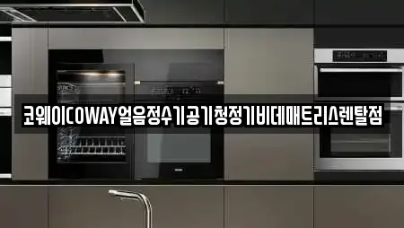 코웨이COWAY얼음정수기공기청정기비데매트리스렌탈점