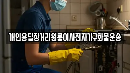 개인용달장거리원룸이사전자가구화물운송