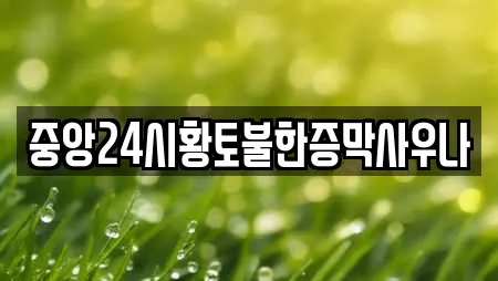 중앙24시황토불한증막사우나