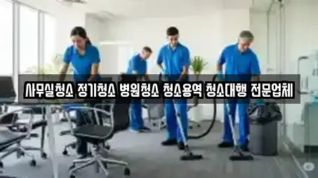 사무실청소 정기청소 병원청소 청소용역 청소대행 전문업체