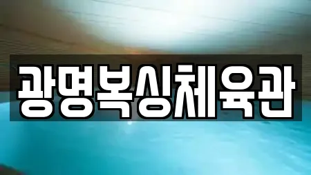 광명복싱체육관