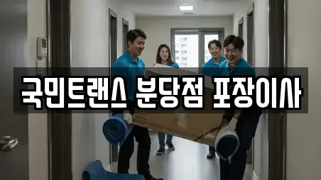 국민트랜스 분당점 포장이사