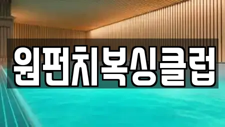 원펀치복싱클럽