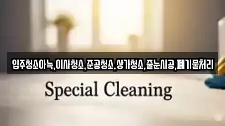 입주청소아늑,이사청소,준공청소,상가청소,줄눈시공,폐기물처리