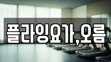 플라잉요가,오름