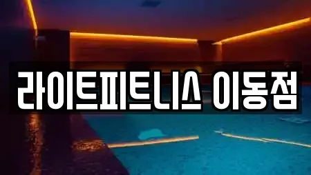 라이트피트니스 이동점