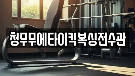 청무무에타이킥복싱전수관