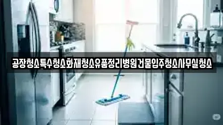공장청소특수청소화재청소유품정리병원건물입주청소사무실청소