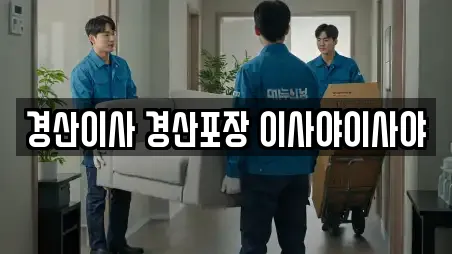 경산이사 경산포장 이사야이사야