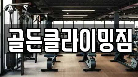 골든클라이밍짐