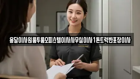 용달이사원룸투룸오피스텔이사사무실이사1톤트럭반포장이사
