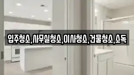 입주청소,사무실청소,이사청소,건물청소,소독