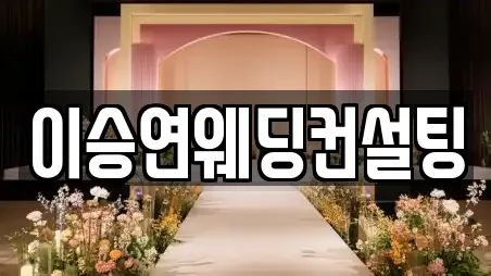이승연웨딩컨설팅