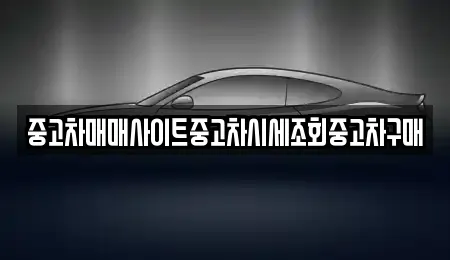 중고차매매사이트중고차시세조회중고차구매