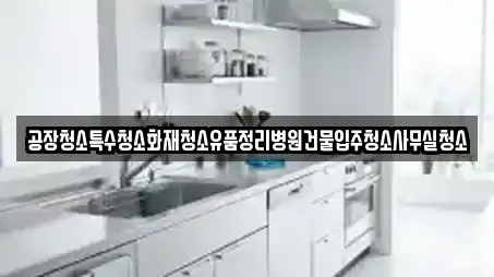 공장청소특수청소화재청소유품정리병원건물입주청소사무실청소
