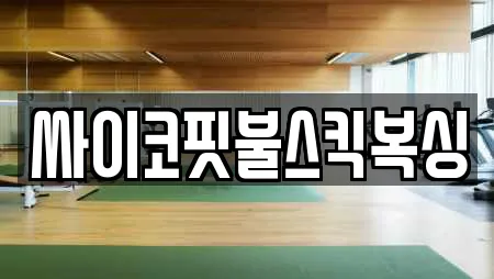 싸이코핏불스킥복싱