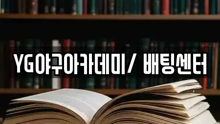 YG야구아카데미/ 배팅센터