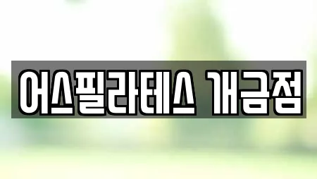 어스필라테스 개금점