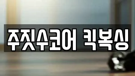 주짓수코어 킥복싱