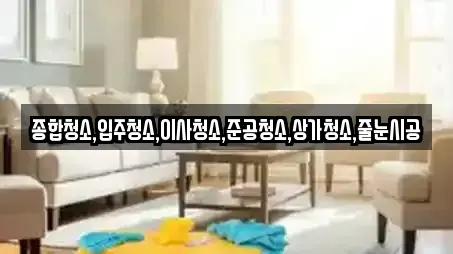 종합청소,입주청소,이사청소,준공청소,상가청소,줄눈시공