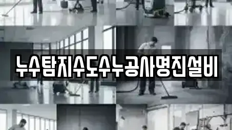 누수탐지수도수누공사명진설비