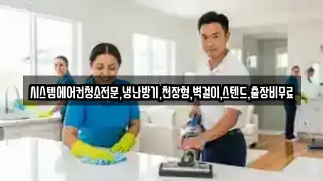 시스템에어컨청소전문,냉난방기,천장형,벽걸이,스텐드,출장비무료