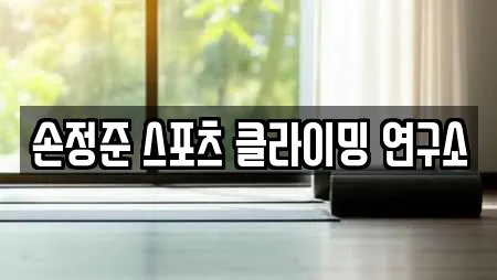 손정준 스포츠 클라이밍 연구소