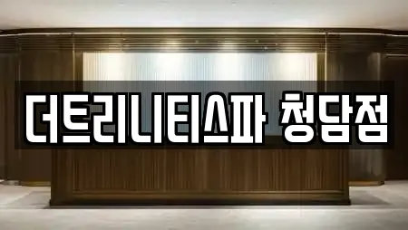 더트리니티스파 청담점