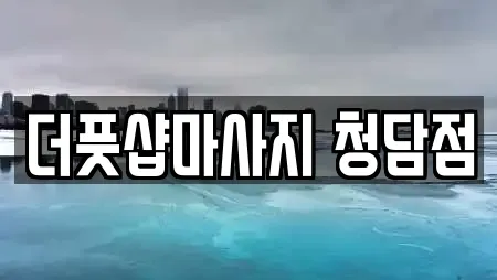 더풋샵마사지 청담점