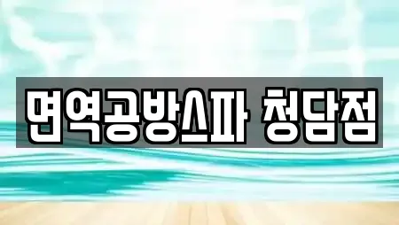 면역공방스파 청담점