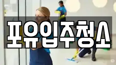 포유입주청소
