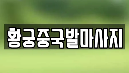 황궁중국발마사지
