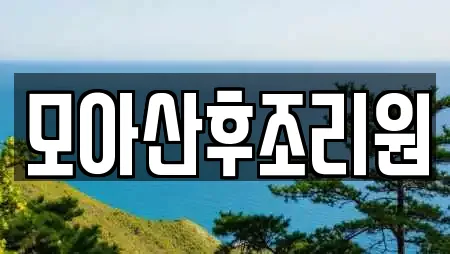 모아산후조리원