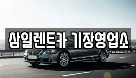 삼일렌트카 기장영업소
