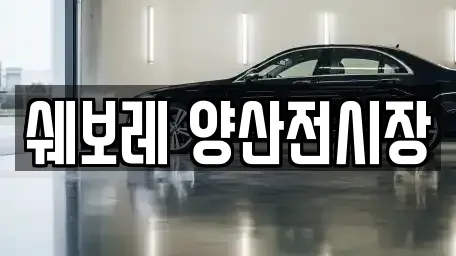 쉐보레 양산전시장