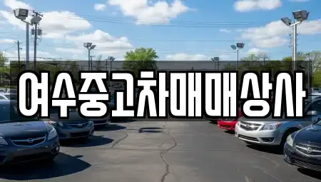 여수중고차매매상사