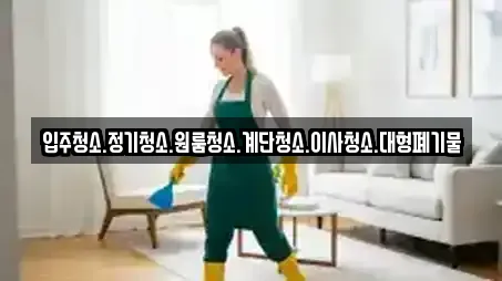 입주청소.정기청소.원룸청소.계단청소.이사청소.대형폐기물