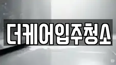 더케어입주청소