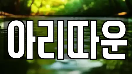 아리따운