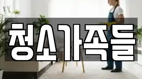 청소가족들