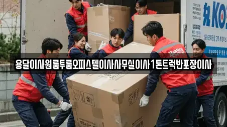 용달이사원룸투룸오피스텔이사사무실이사1톤트럭반포장이사