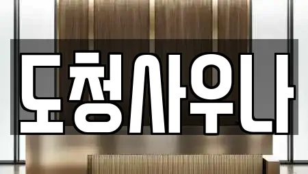 도청사우나